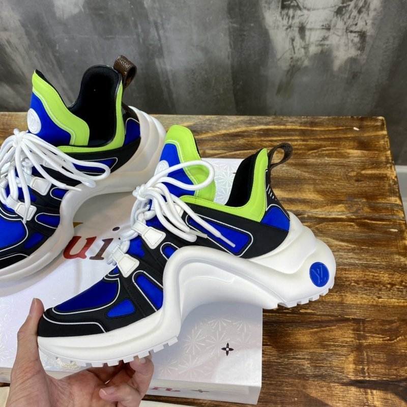 Louis Vuitton designer shoes full view