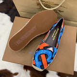 Burberry Nude Chunky Platform Sneakers - Back View