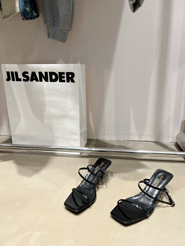 Saint Laurent luxury shoes detail shot