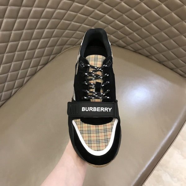 Burberry Chocolate Brown Block Heel Pumps - Detail Shot of Craftsmanship