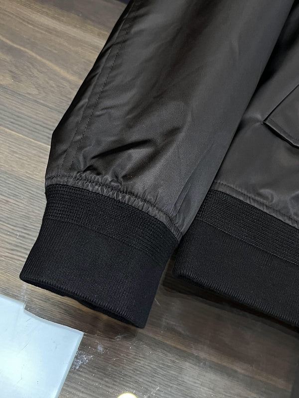 Close-up of Burberry designer clothing craftsmanship