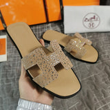 Hermes sandals Style 145 - side profile detail