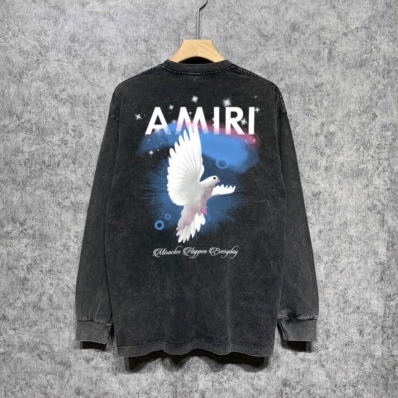 Amiri hoodie front view designer style