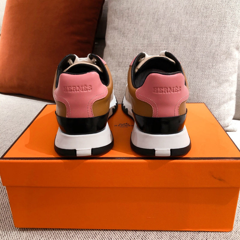 Hermès White High-Top Sneakers - Lifestyle Styling Shot