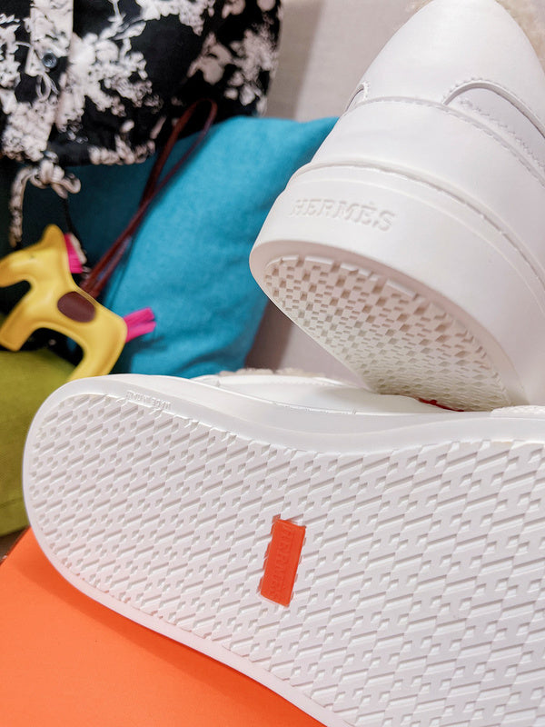 Hermes shoes Style 256 - angled studio shot