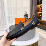 Hermes shoes Style 046 - top view showing design