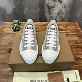 Burberry White High-Top Sneakers - Lifestyle Styling Shot