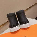 Hermès Black Classic Ballet Flats - Close-Up Texture View