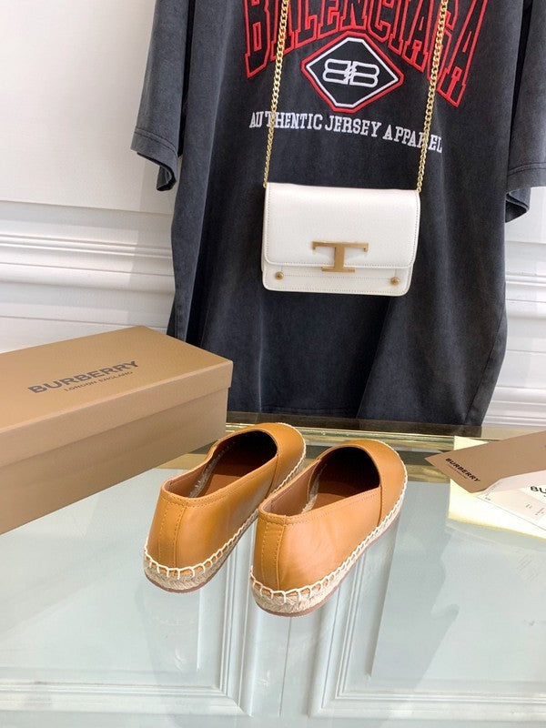 Burberry Chocolate Brown Low-Top Sneakers - Side Profile View