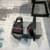 Balenciaga Tan Ankle Strap Sandals - Lifestyle Styling Shot