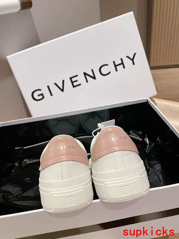 Givenchy Tan Slip-On Sneakers - Heel Detail View