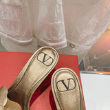 Valentino Garavani luxury shoes detail shot