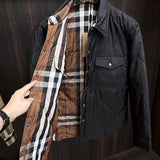 Close-up of Burberry designer clothing craftsmanship