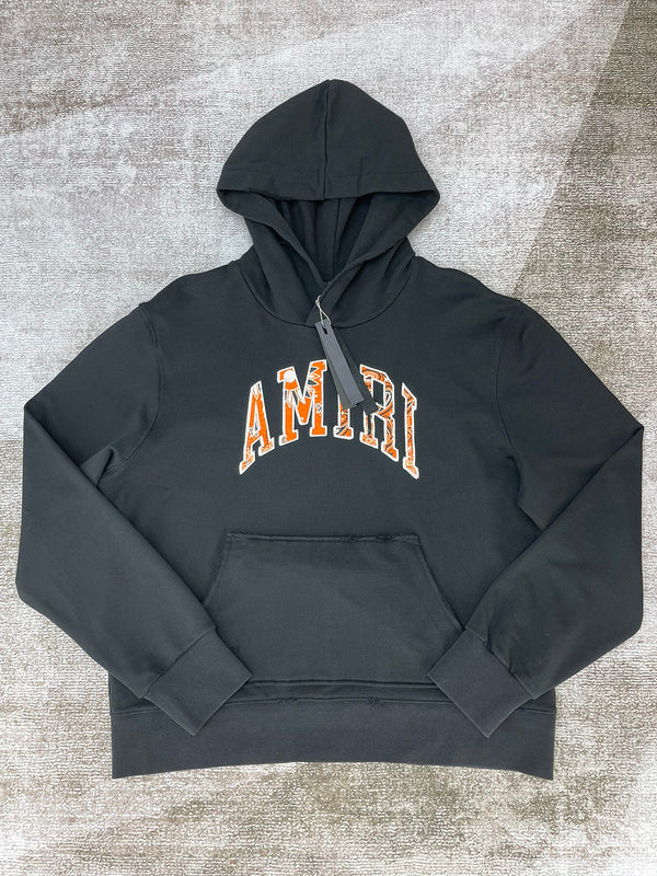 Amiri luxury hoodie detail shot