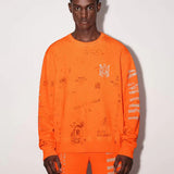 Amiri luxury hoodie detail shot