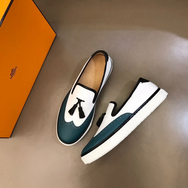 Hermes shoes Style 218 - angled studio shot