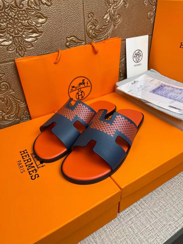 Hermes shoes Style 028 - front view, statement logo accent