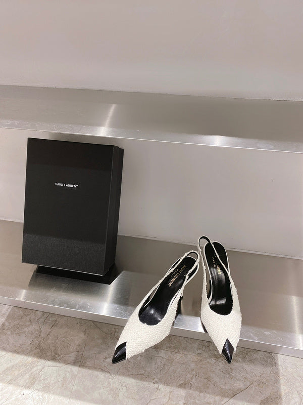 Saint Laurent shoes front view designer style