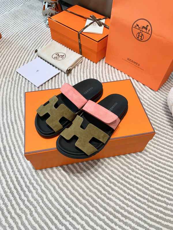 Hermes sandals Style 204 - close-up of timeless elegant design