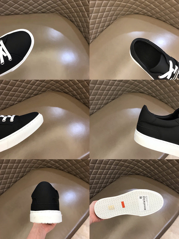 Hermès Nude Low-Top Sneakers - Angled View