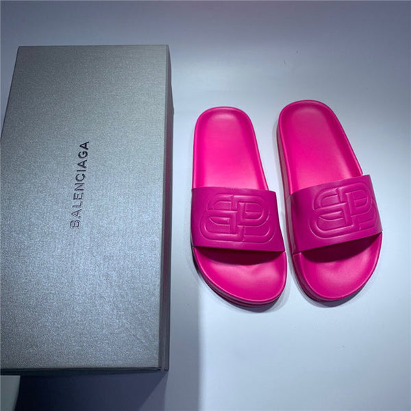 Balenciaga sandals Style 131 - front view, bold signature style