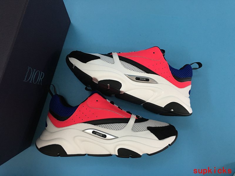 Dior Grey Low-Top Sneakers - Studio Shot