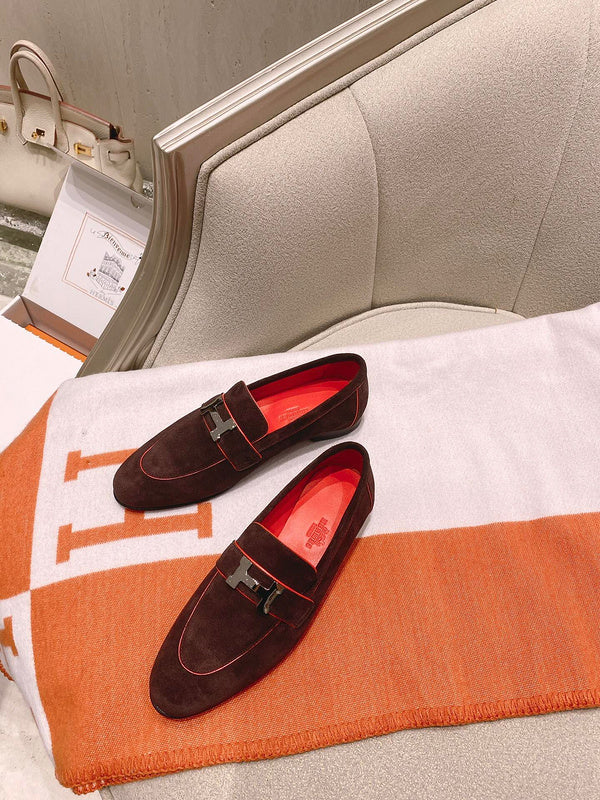 Hermes shoes Style 261 - logo and branding close-up
