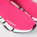 Balenciaga Camel Slip-On Sneakers - Heel Detail View