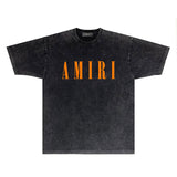 Close-up of Amiri t-shirt craftsmanship