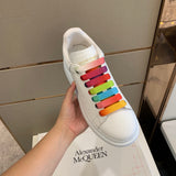 Alexander McQueen Red Chunky Platform Sneakers - Sole Detail View