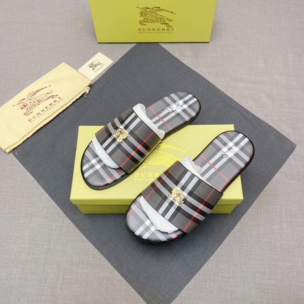 Burberry Grey Slingback Heels - Detail Shot of Craftsmanship