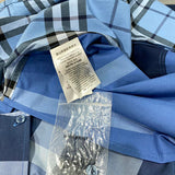 Close-up of Burberry designer clothing craftsmanship