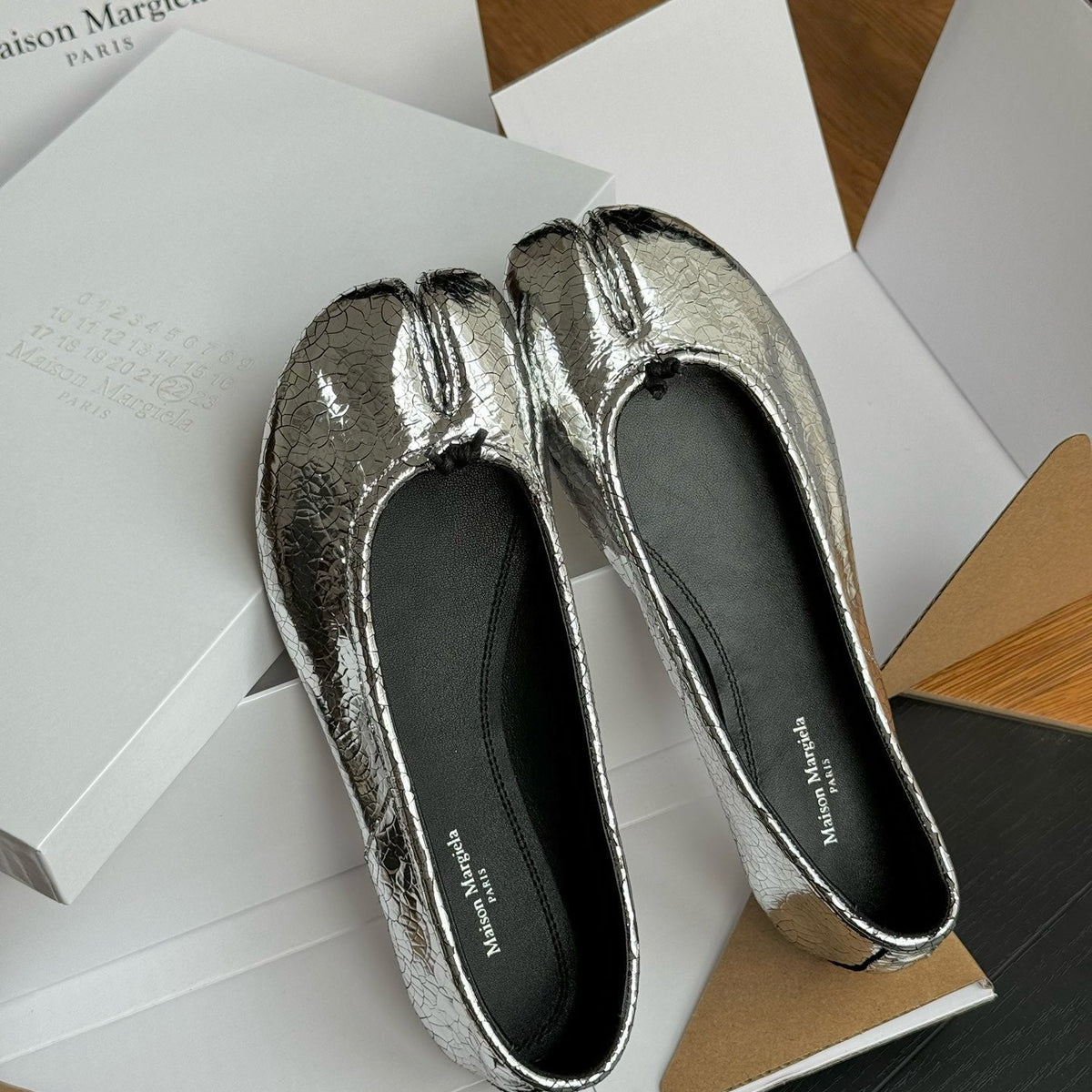 Shoes- Maison M Tabi Ballet Flats Premium Designer Casual Shoes
