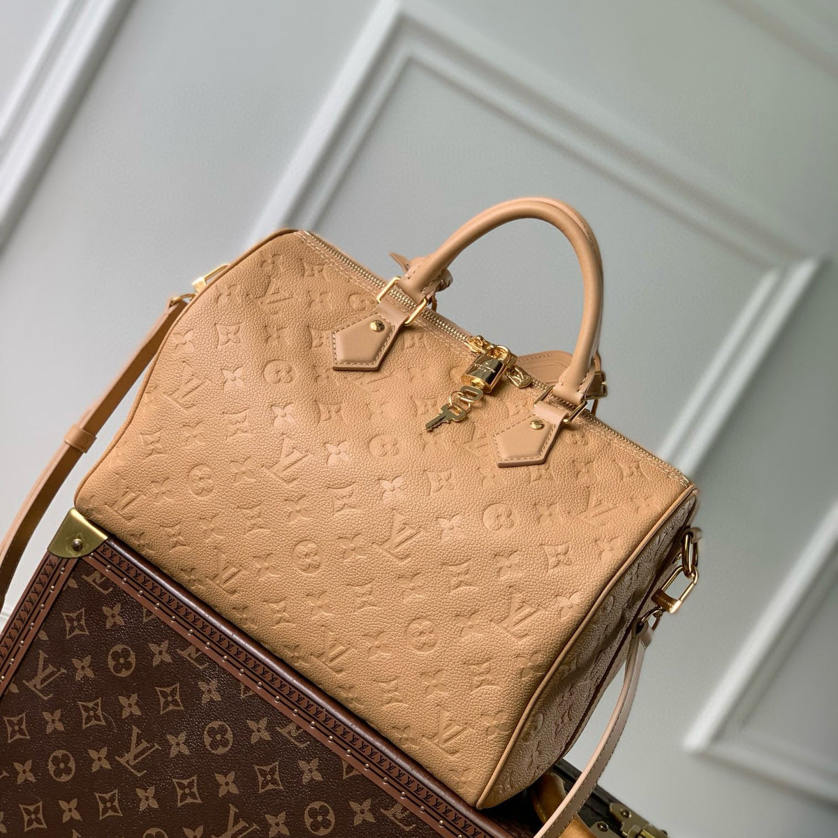 Louis Vuitton Bags- Louis Vuitton Lou Speedy Soft 30 Bag Elegant Everyday Designer Handbag