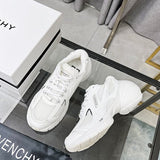 Givenchy White Chunky Platform Sneakers - Front View