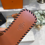 Hermès Chocolate Brown Pointed-Toe Stiletto Heels - Sole Detail View