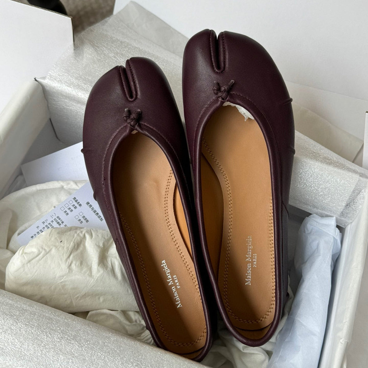 Shoes- Maison M Tabi Ballet Flats Comfortable Everyday Designer Shoes