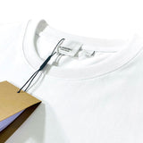 Close-up of Burberry t-shirt craftsmanship