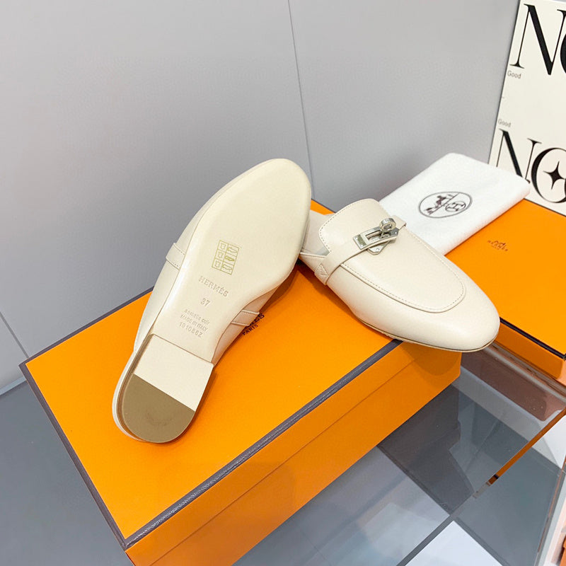 Hermes sandals Style 176 - angled studio shot