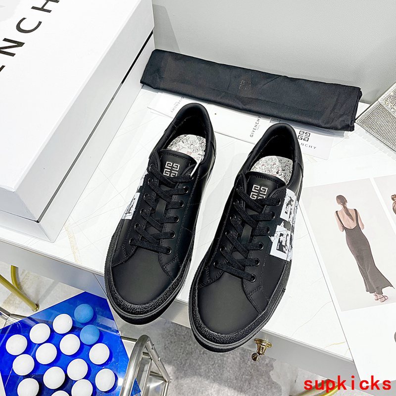 Givenchy Tan Slip-On Sneakers - Side Profile View