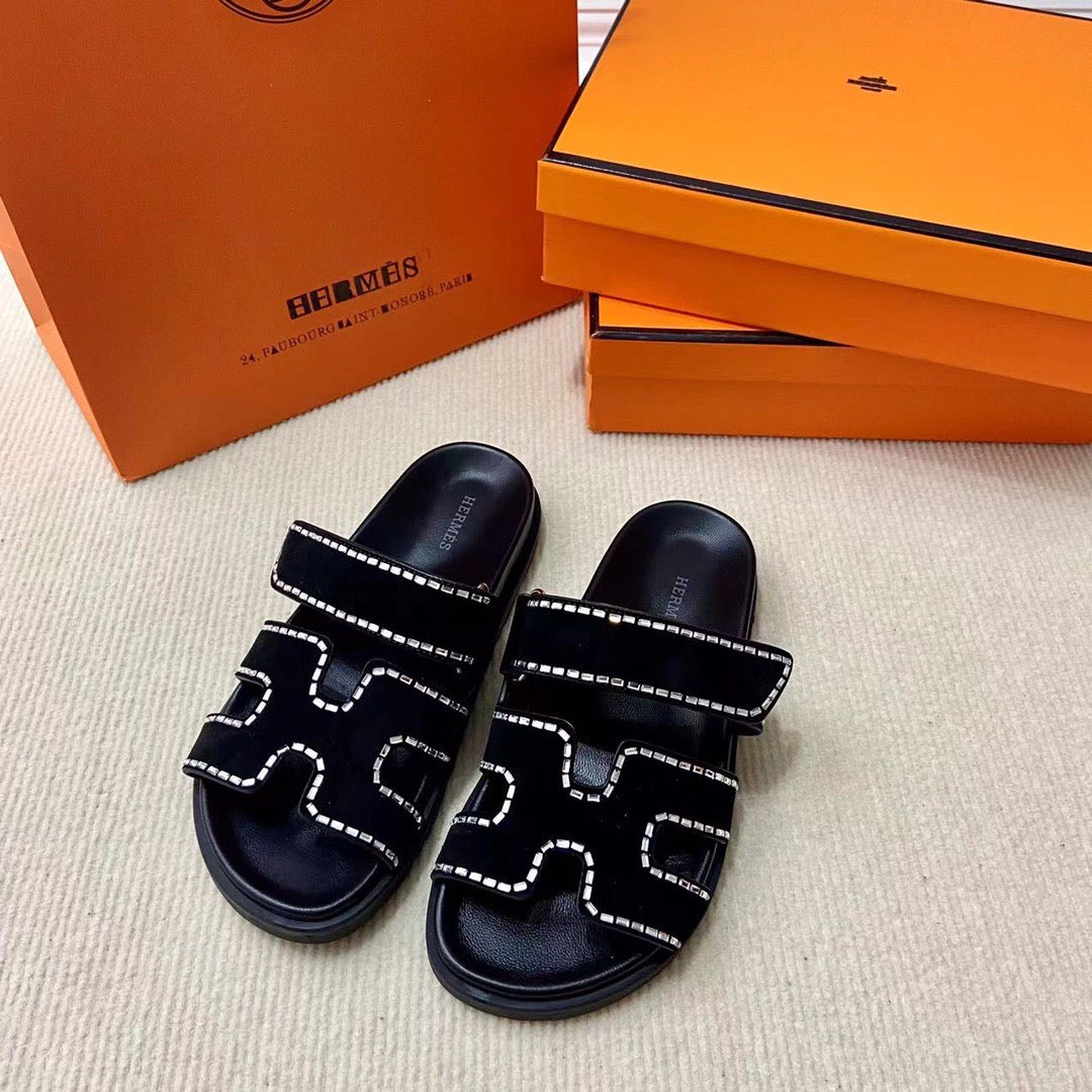 Shoes- Herm Chypre Sandals Premium Designer Casual Shoes