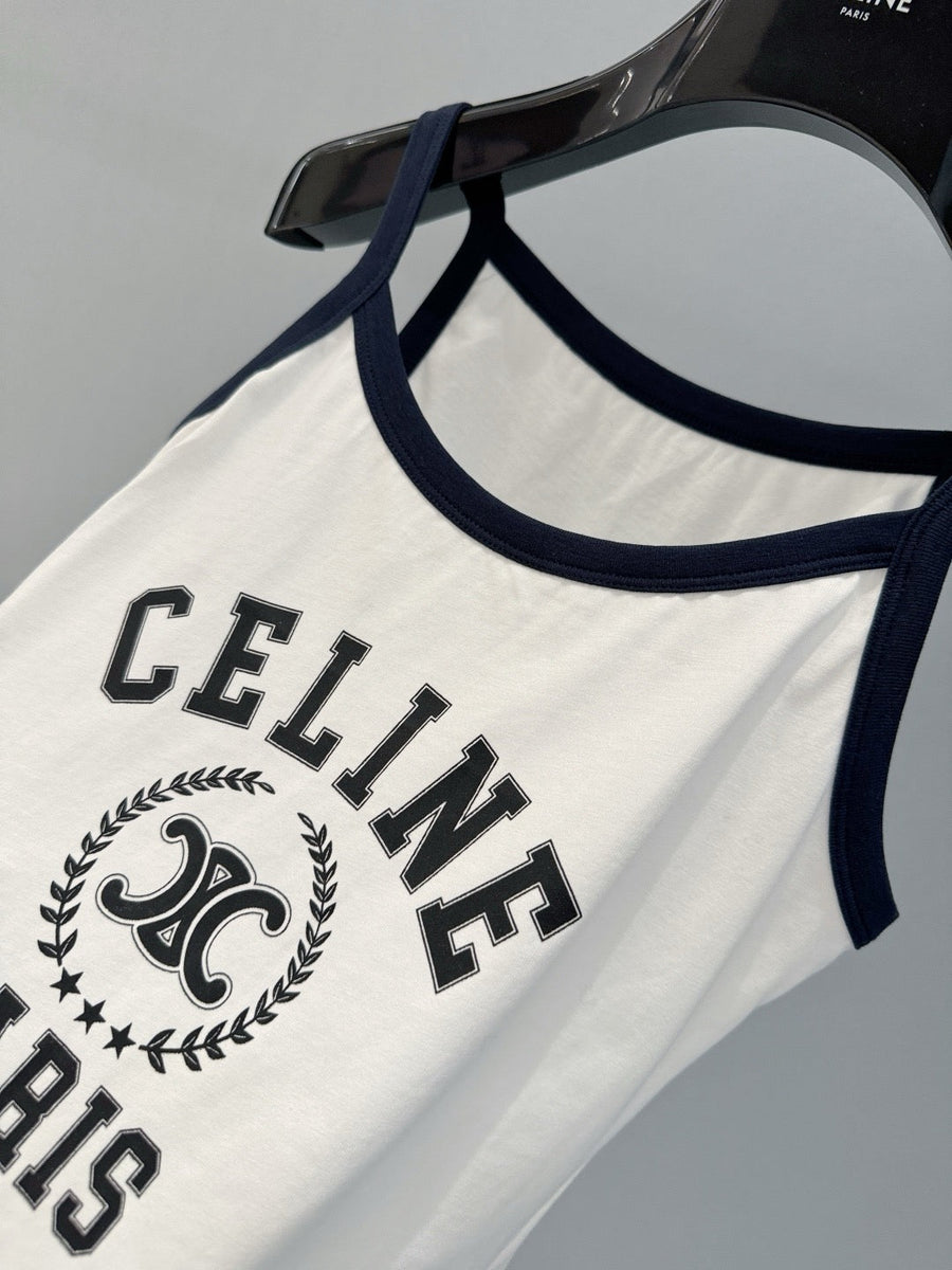 Tops- Cel Tank Top Premium Designer Casual Top