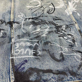 Close-up of Balenciaga designer clothing craftsmanship