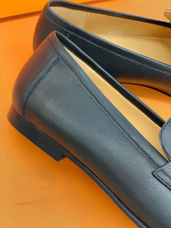 Hermes shoes Style 396 - logo and branding close-up