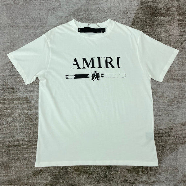 Amiri luxury t-shirt detail shot