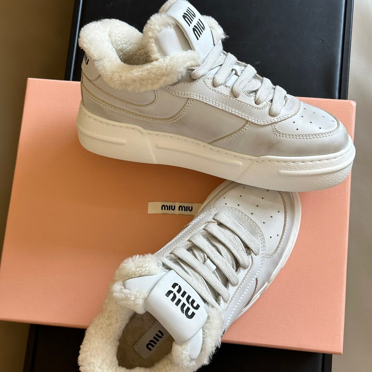 Shoes- Miu M Trainers Comfortable Everyday Designer Shoes