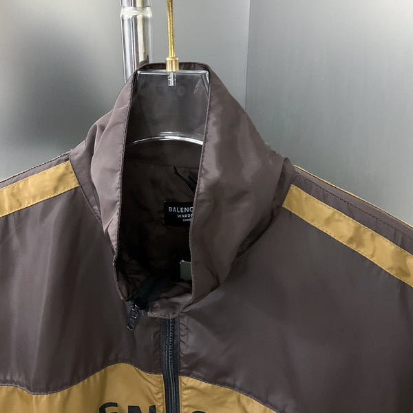 Close-up of Balenciaga designer clothing craftsmanship