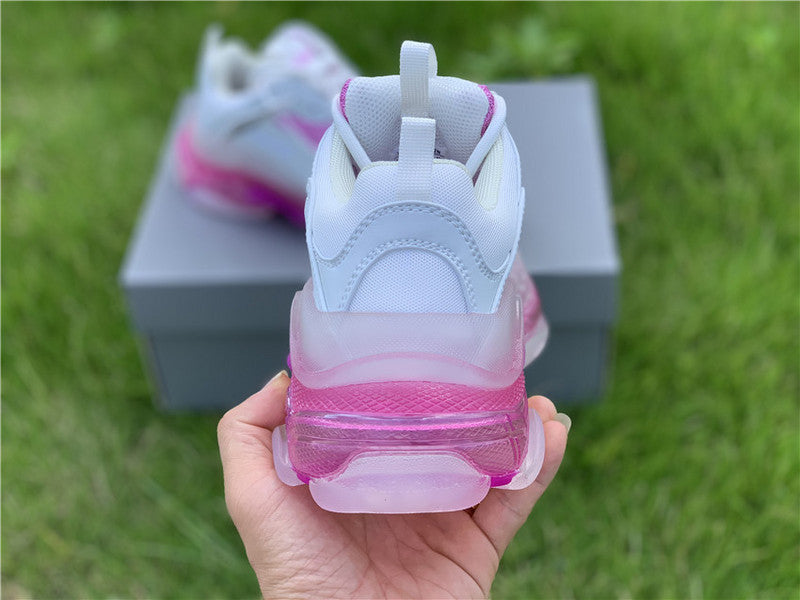 Balenciaga White Chunky Platform Sneakers - Lifestyle Styling Shot