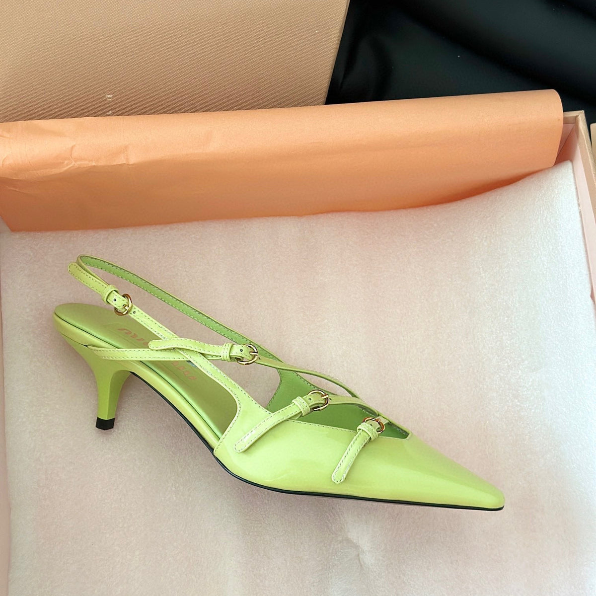 Shoes- Miu M Heels Premium Designer Casual Shoes