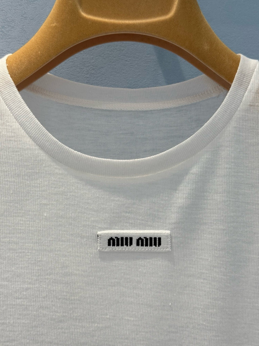 Tops- Miu M Top Elegant Everyday Designer Top
